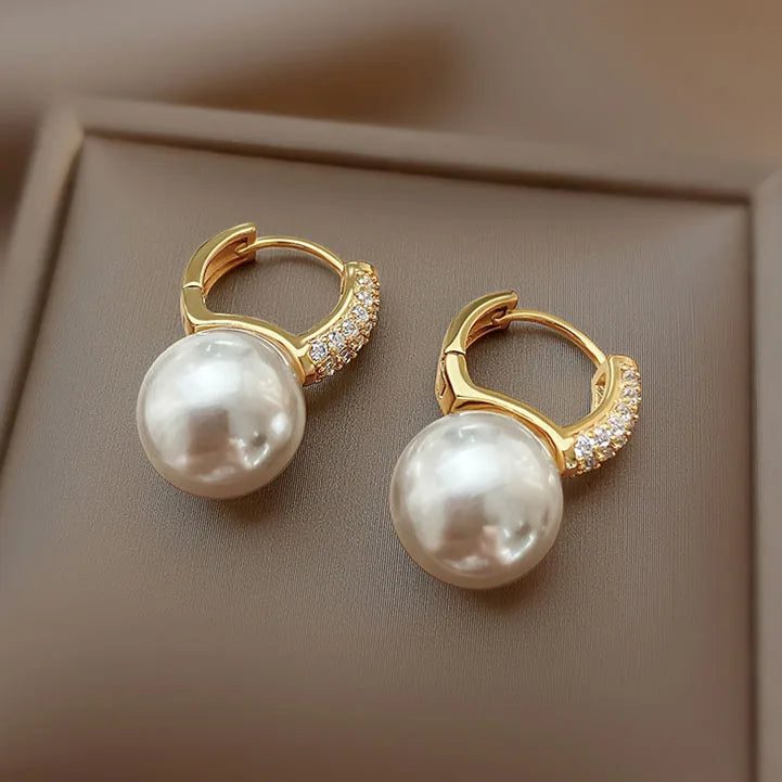 Elegant Pearl Drop Earrings for Women