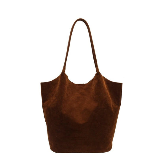 2024 Large Suede Shoulder Bags for Women