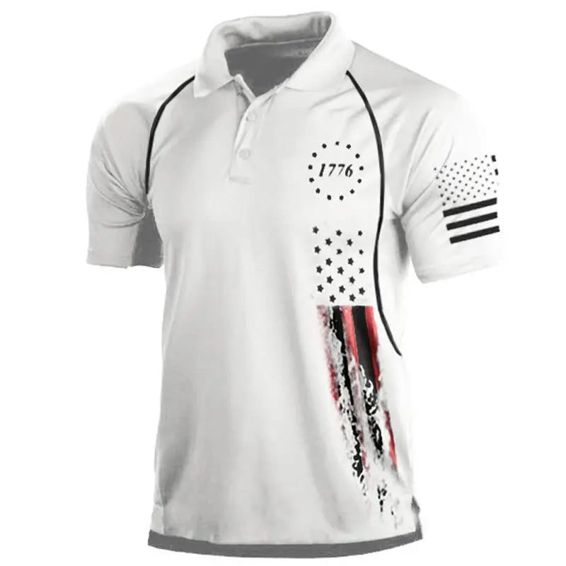 1776 Independence Day Men's Golf Polo Shirt