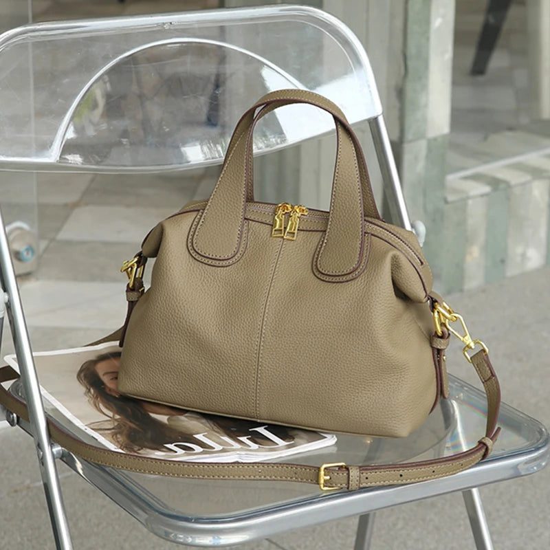 Genuine Leather Crossbody Handbags for Women 2024