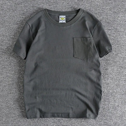 Men's Cotton Pocket T-Shirt - Basic Style