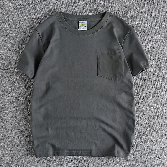 Men's Cotton Pocket T-Shirt - Basic Style