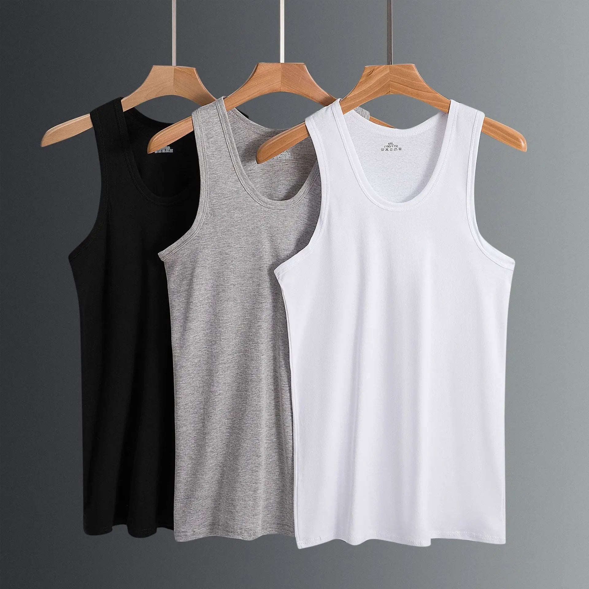 Men's Cotton Muscle Vests for Gym Workouts