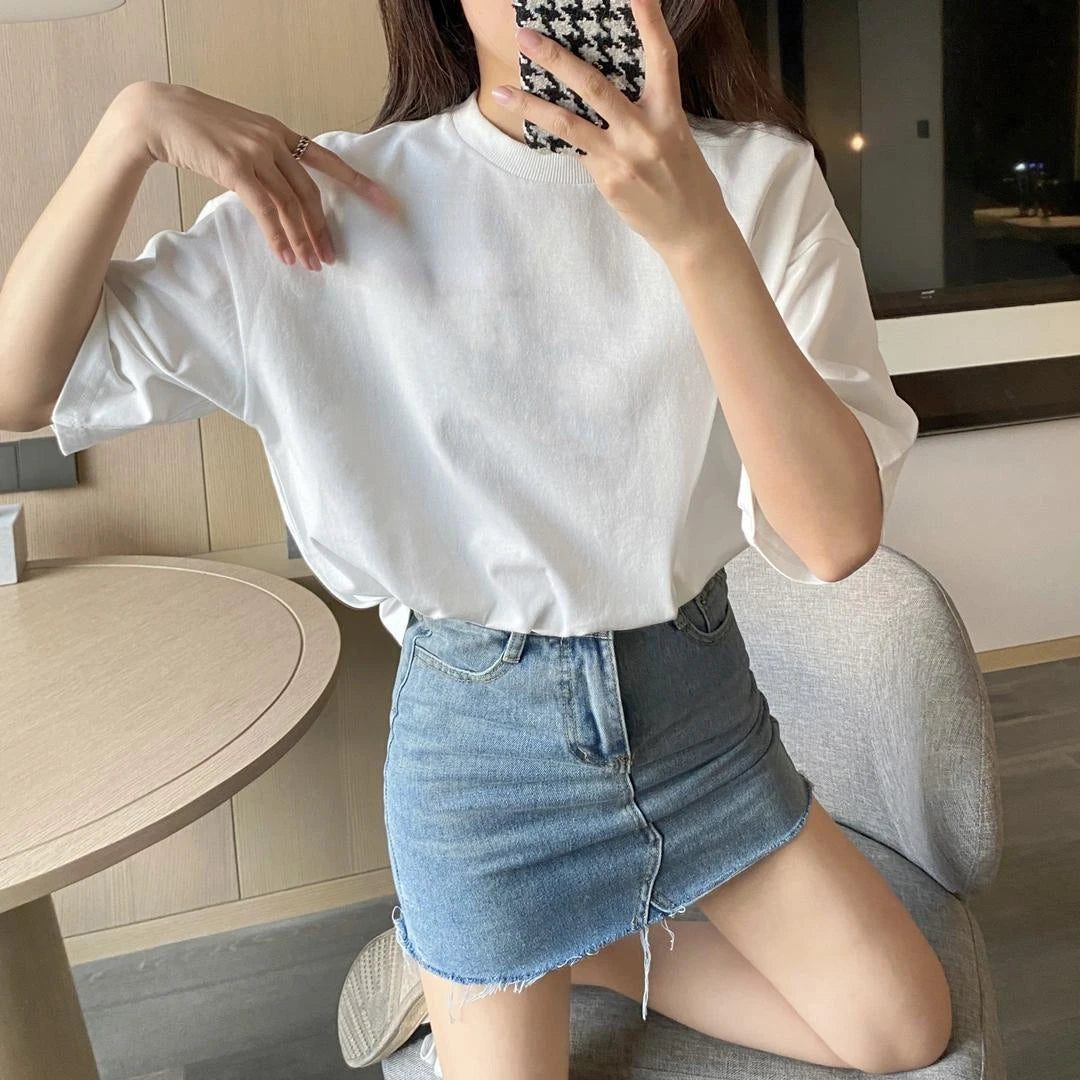 Trendy Oversized Cotton T-Shirts for Women