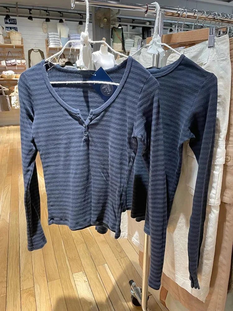 2024 Summer Women’s Vintage Striped T-Shirts