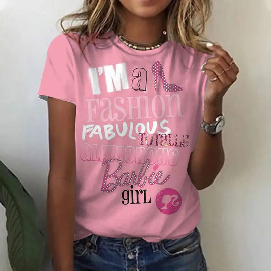 Casual Short-Sleeved Women's T-Shirt for 2024