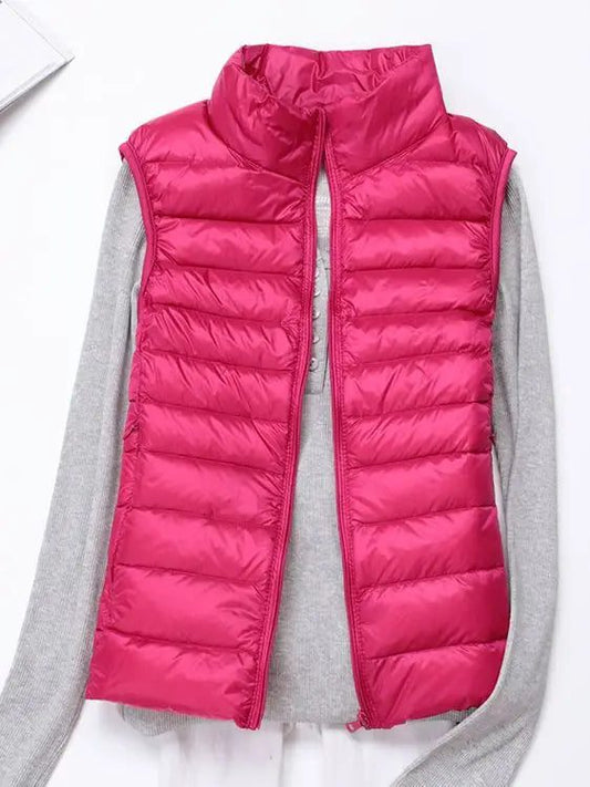 Women’s Ultra Light Duck Down Vest Slim
