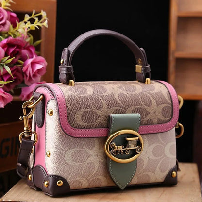 2024 Trendy Rose Red Crossbody Handbag