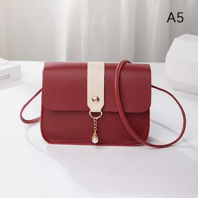 Luxury Pearl Pendant Crossbody Handbag for Women