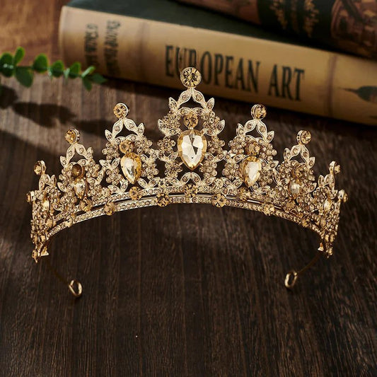 Elegant Rhinestone Tiara for Bridal Hair