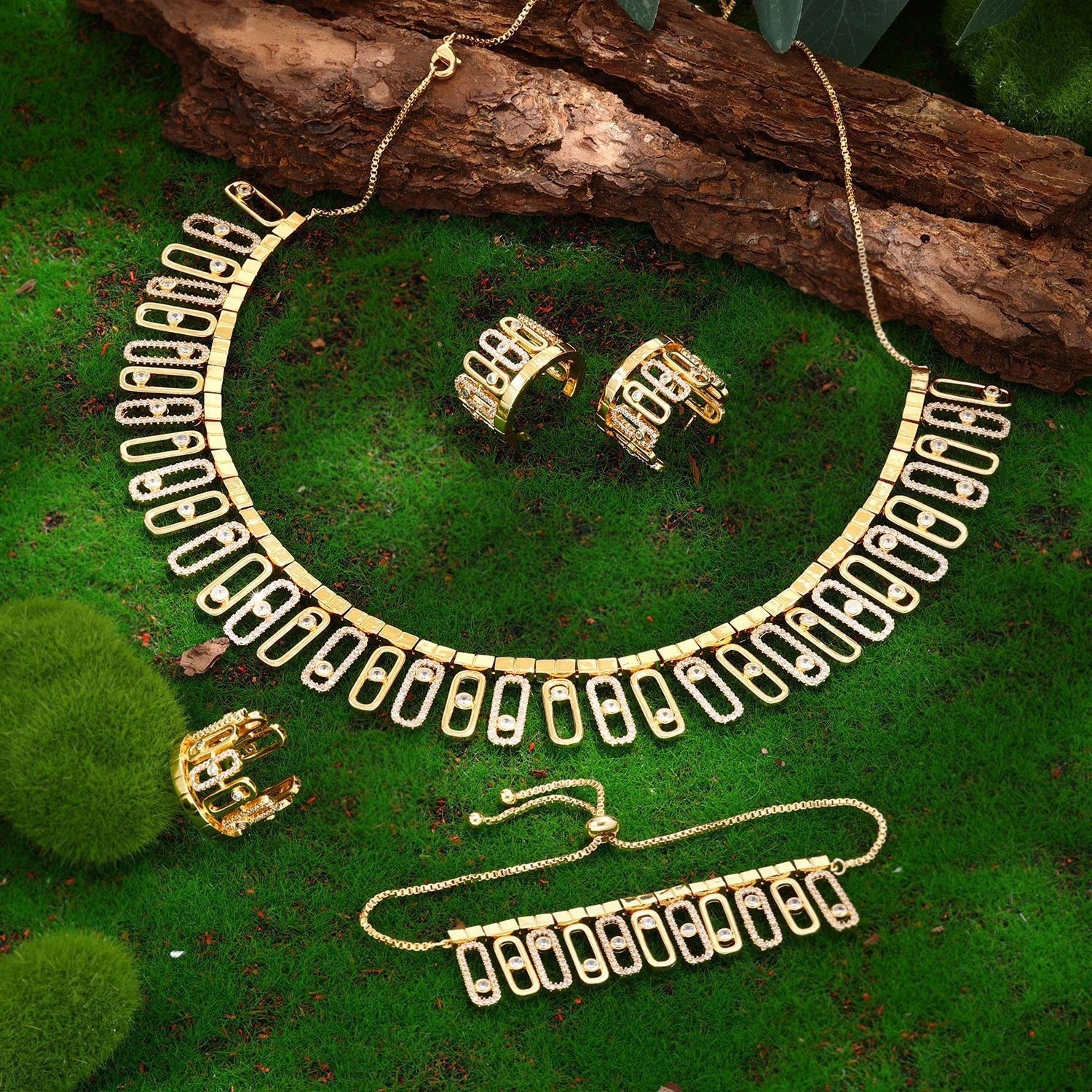 2023 Bridal Wedding Jewelry Set - 4 Pieces