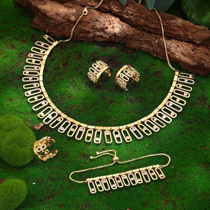 2023 Bridal Wedding Jewelry Set - 4 Pieces