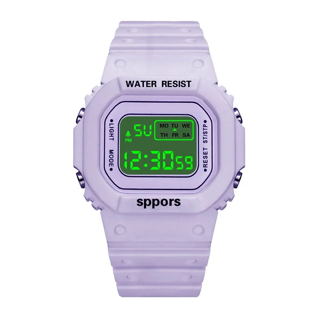 Waterproof Unisex Digital Luminous Sport Watch