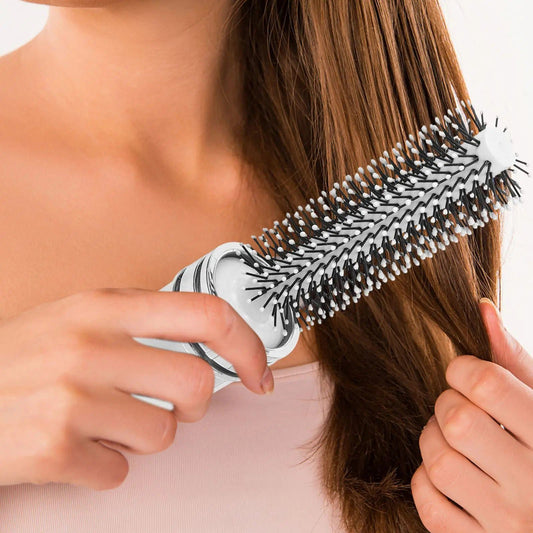 Portable Round Hair Brush for Travel Styling