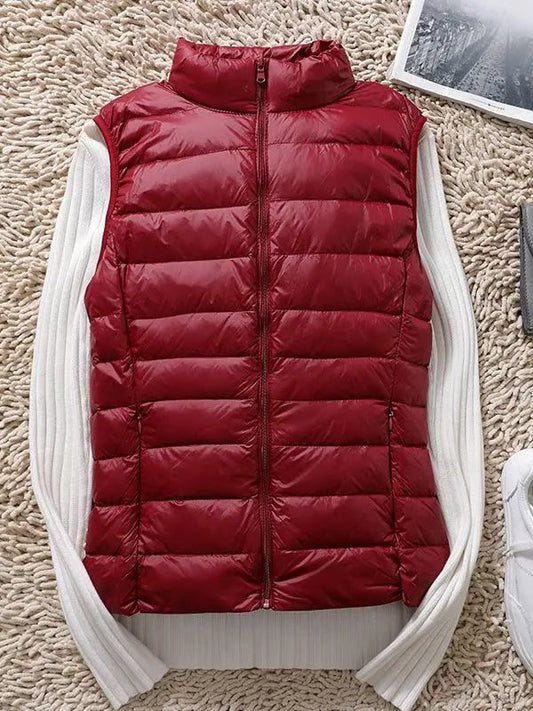 Women Lightweight Duck Down Puffer Vest
