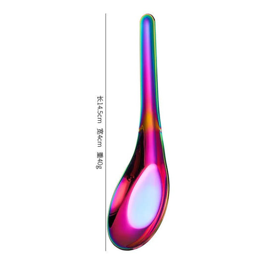 Large Capacity 304 Stainless Steel Soup Spoons