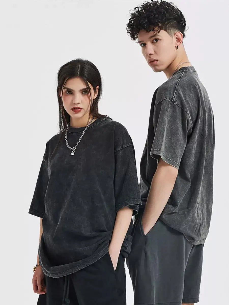 Vintage Oversized Cotton T-Shirts for Women