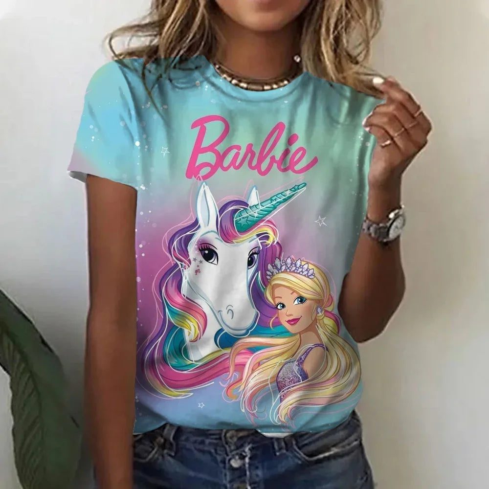 Cute Loose Short Sleeve Women's T-Shirt