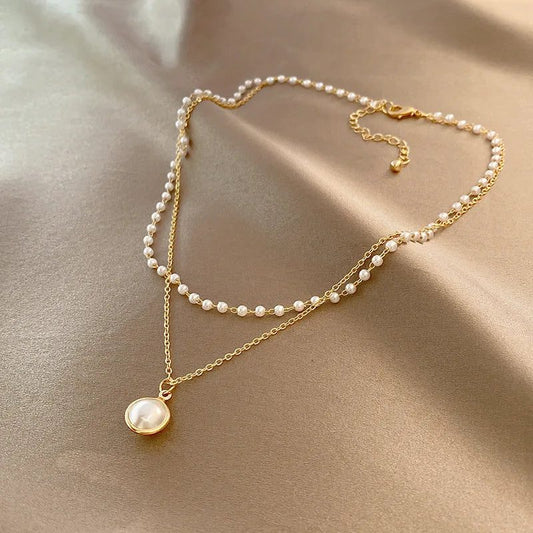 2024 Women's Pearl Choker Necklace Fashion Jewelry