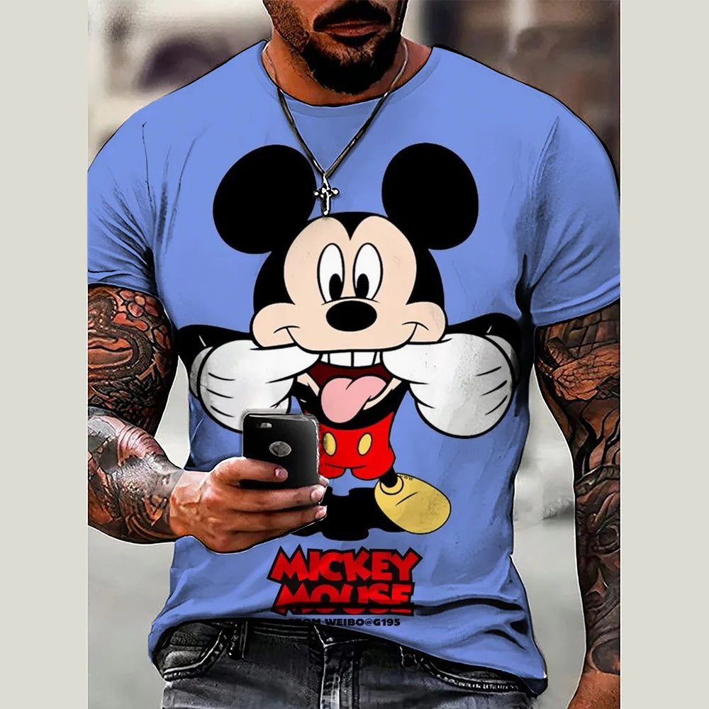 2024 3D Print Mickey Mouse T-Shirt