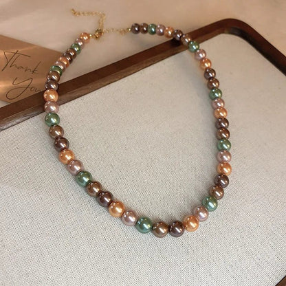 Bohemian Multi-Layered Pearl Necklace for Women