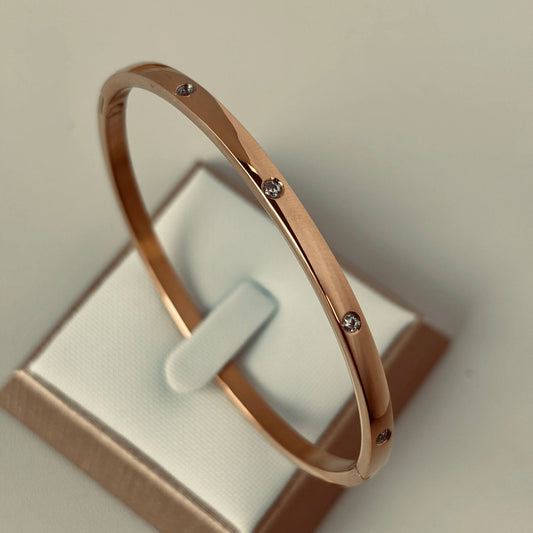 Waterproof Zircon Inlaid Bracelets for Elegance