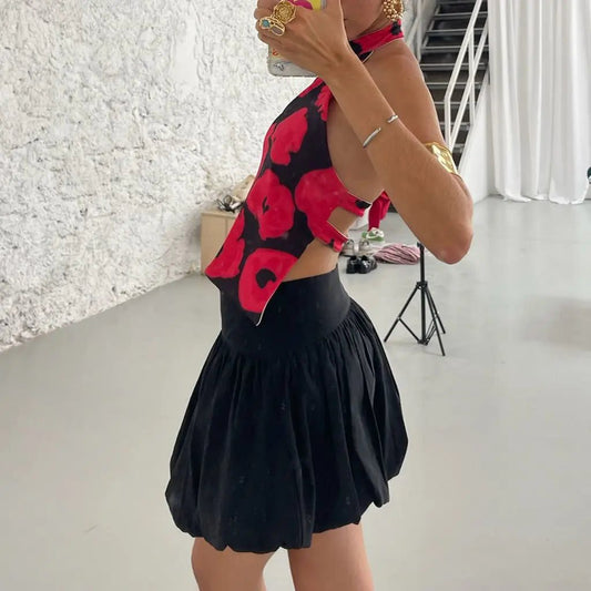 Women’s Halter Neck Crop Tops Summer