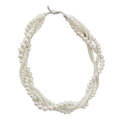 Elegant Pearl Choker Necklace for Brides