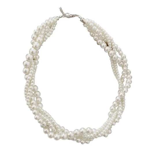 Elegant Pearl Choker Necklace for Brides