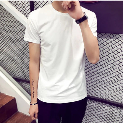 Men's Cotton Crew Neck Casual T-Shirt