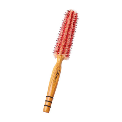Small Round Hair Brush with Wooden Handle
