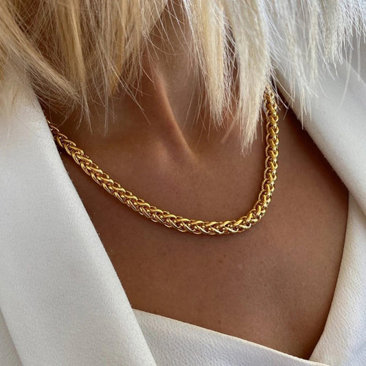 Chunky Cherry Pendant Necklace with Pearls