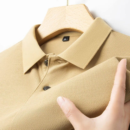 Men's Cotton Polo Shirt for Summer Sports