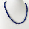 Luxury Blue Sapphire Faceted Necklace for Women