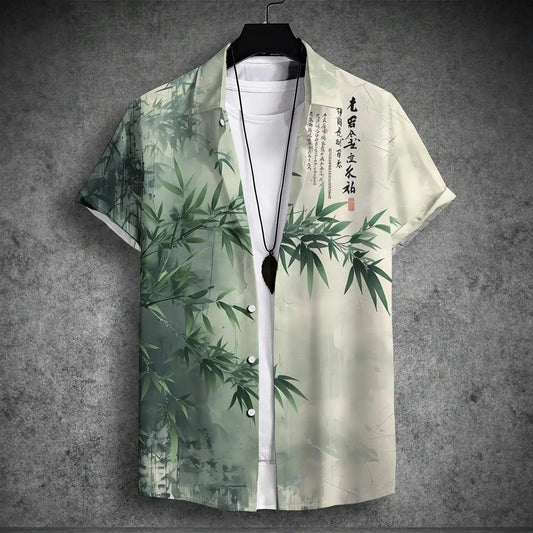 2024 Hawaiian Short-Sleeved Shirt for Men