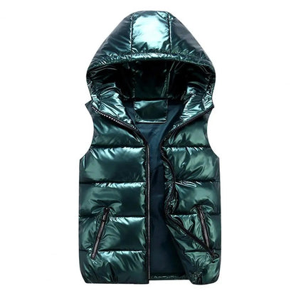 Women Quilted Cotton Padded Winter Vest
