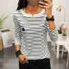 2024 Spring Women's Striped Long Sleeve T-Shirt