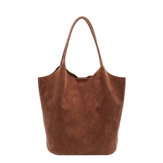 2024 Suede Shoulder Bags: Versatile High-Capacity Tote