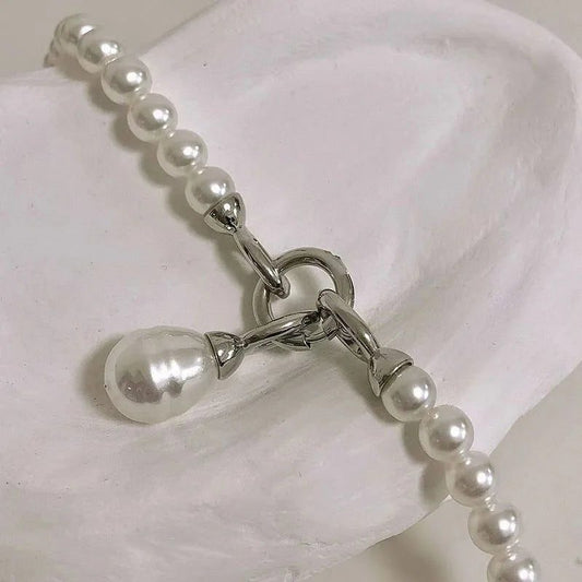 Statement Pearl Long Necklace for Women