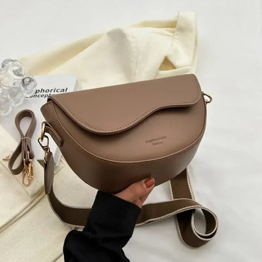 Vintage Small Leather Crossbody Bags for Women