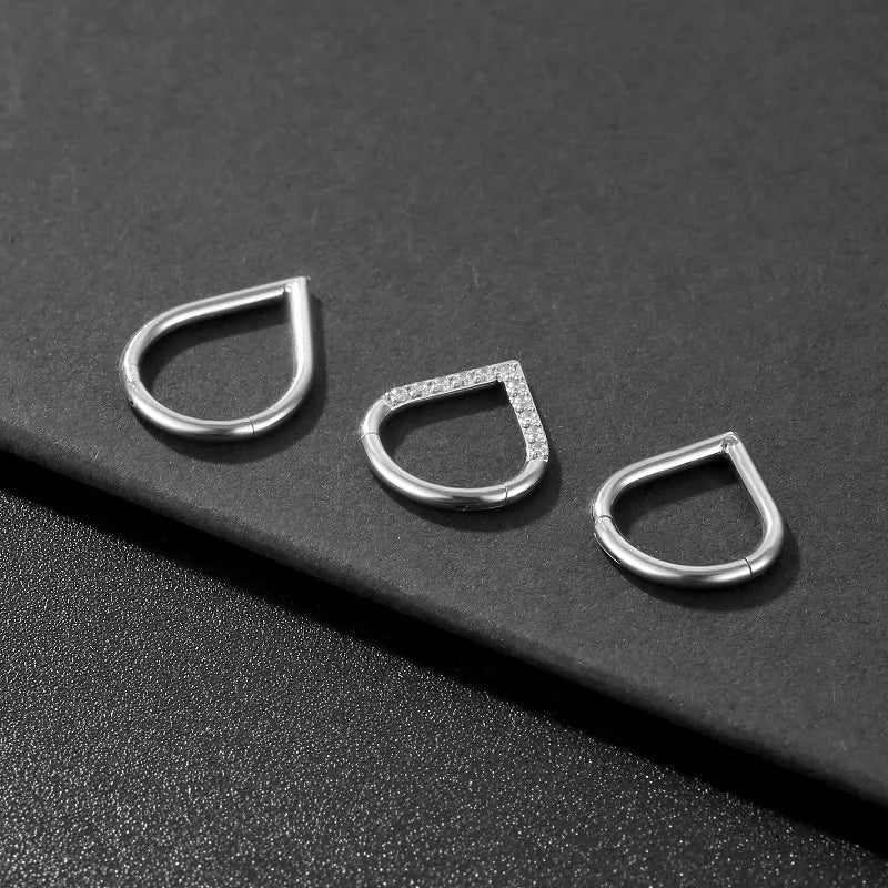 Stainless Steel Septum Nose Ring Jewelry