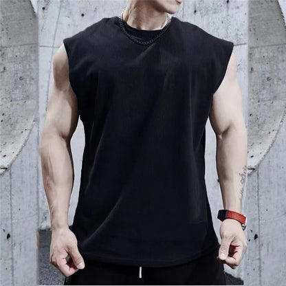Men's Mesh Tank Top for Summer Fitness
