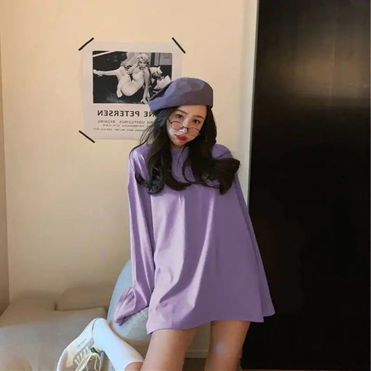 Trendy Oversized Cotton T-Shirts for Women