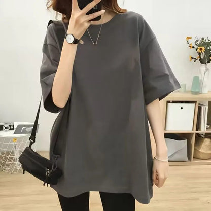 Trendy Oversized Cotton T-Shirts for Women