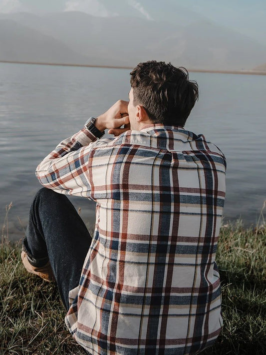 2024 Autumn Oversized Plaid Flannel Shirts