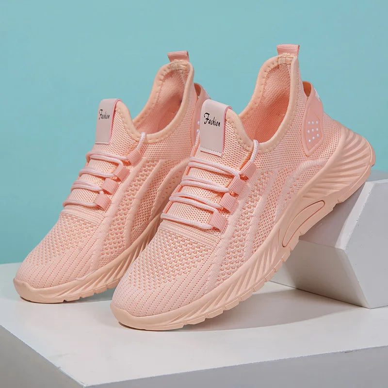 Trendy Flyknit Women's Casual Sports Running Shoes