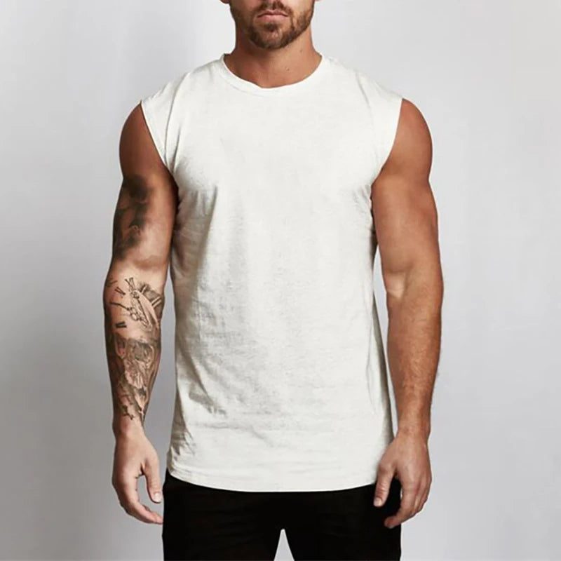 Men's Sleeveless Workout Tank Top for Fitness