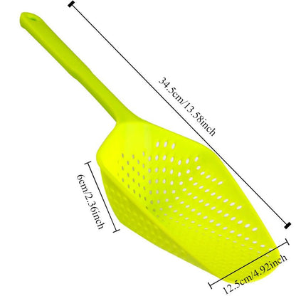 Versatile Silicone Slotted Spoon and Ice Scoop