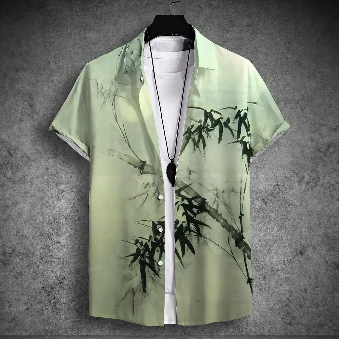 2024 Men's Hawaiian Short-Sleeved Printed Shirt