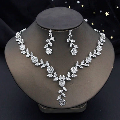 Elegant Baroque Bridal Crown Jewelry Set